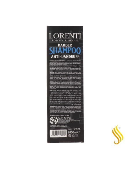 Lorenti Men Champú 1000 ml Menthol